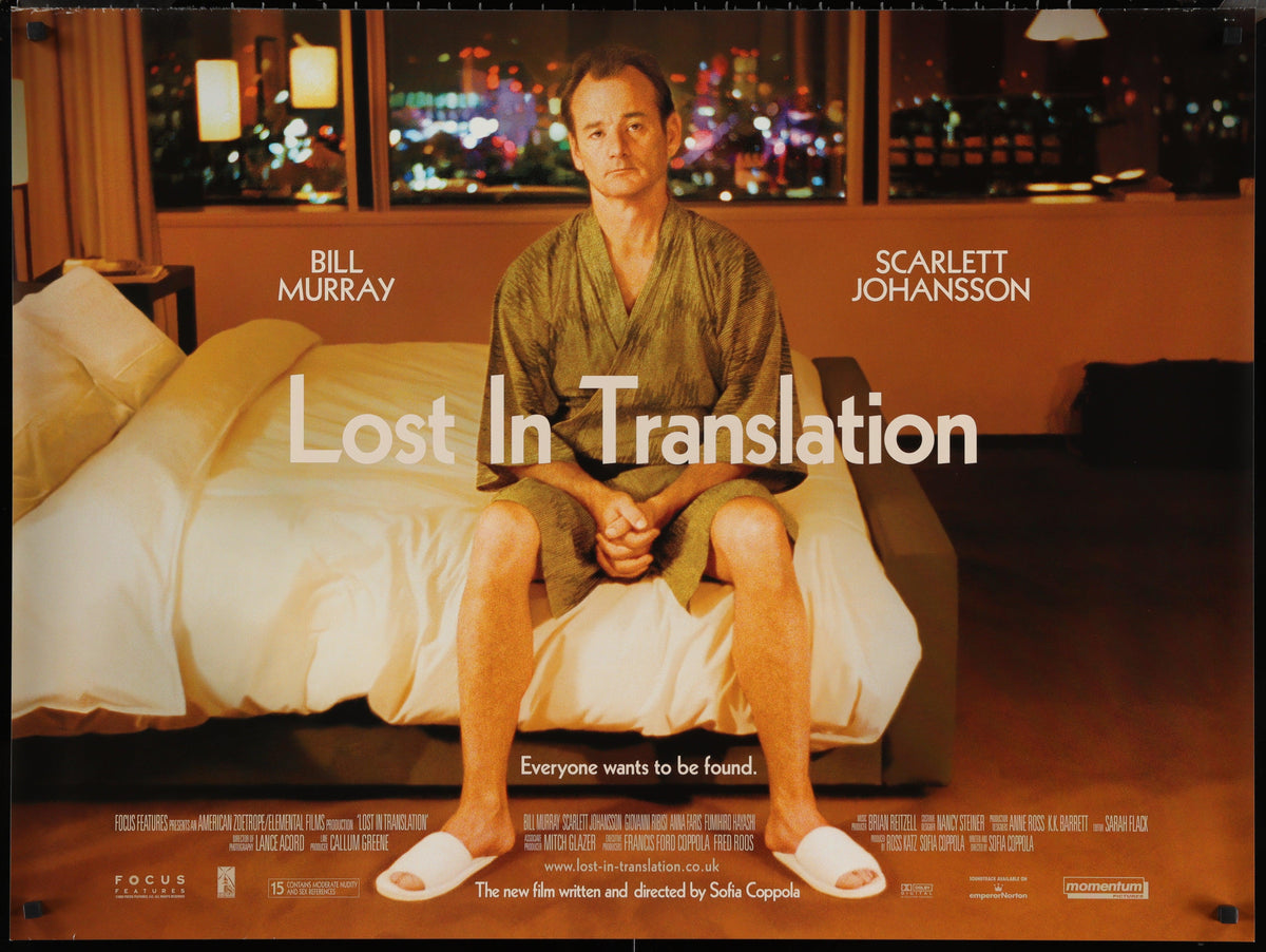 Lost In Translation Original Vintage Movie Poster