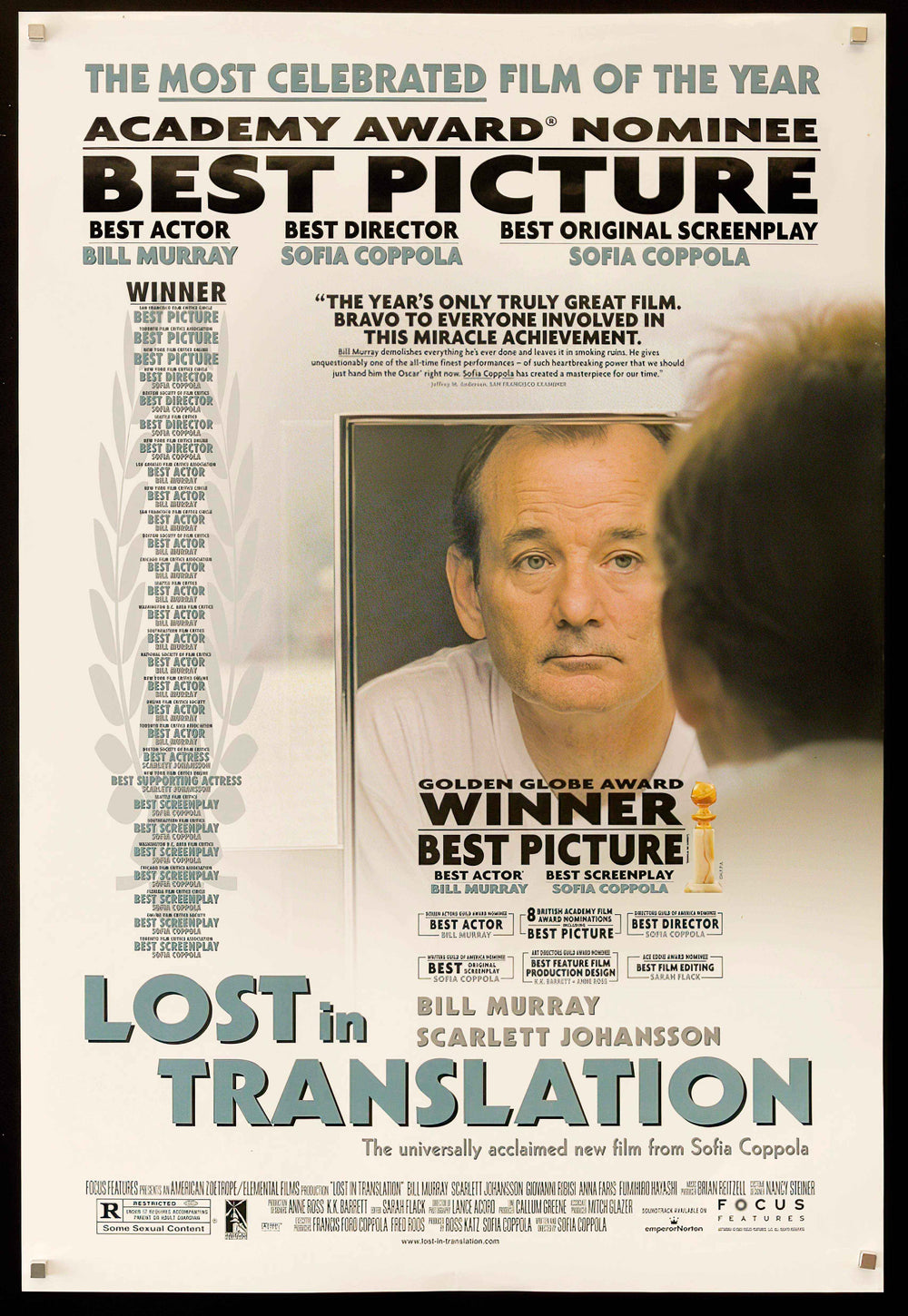 Lost In Translation Original Vintage Movie Poster