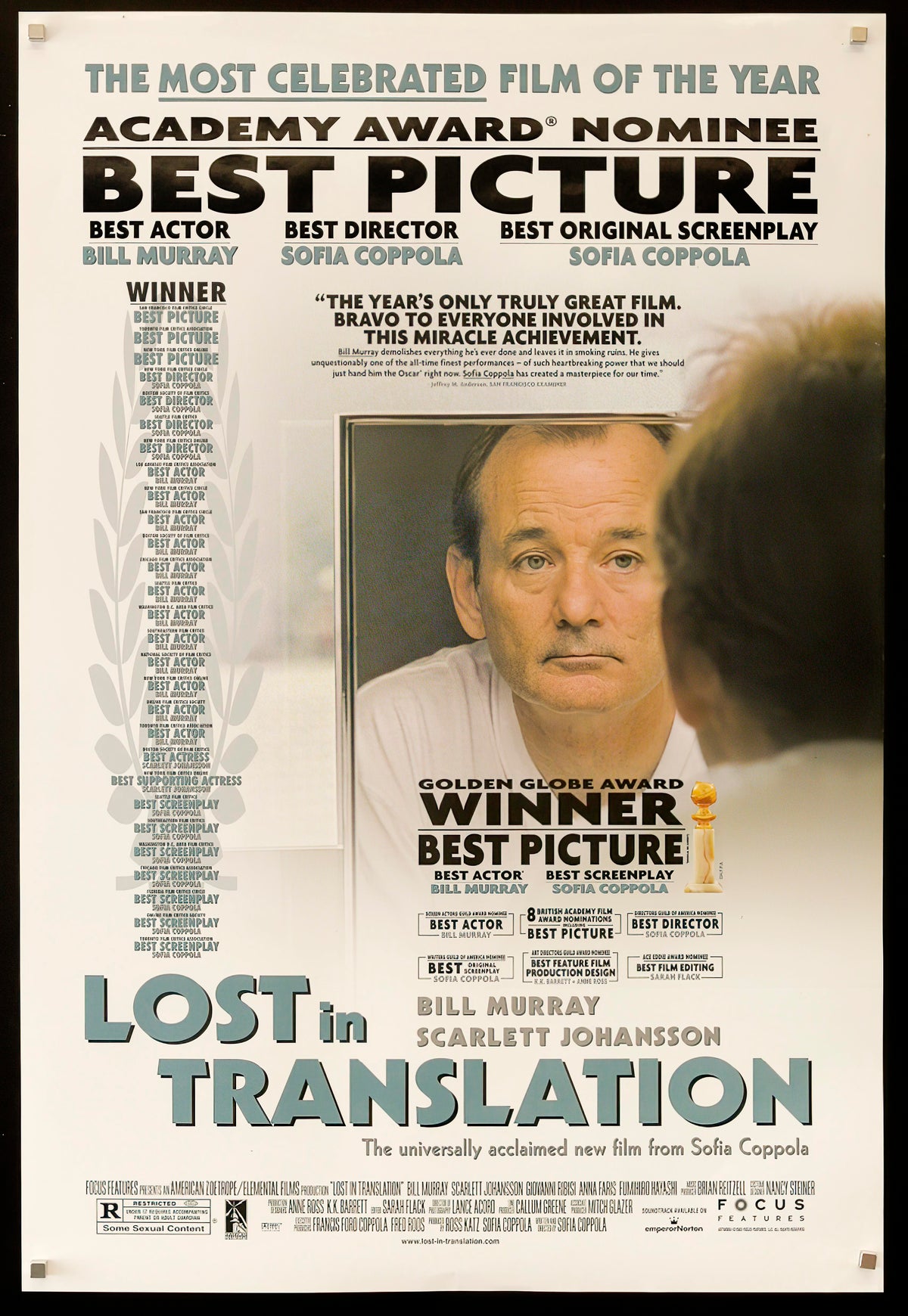 Lost In Translation Original Vintage Movie Poster