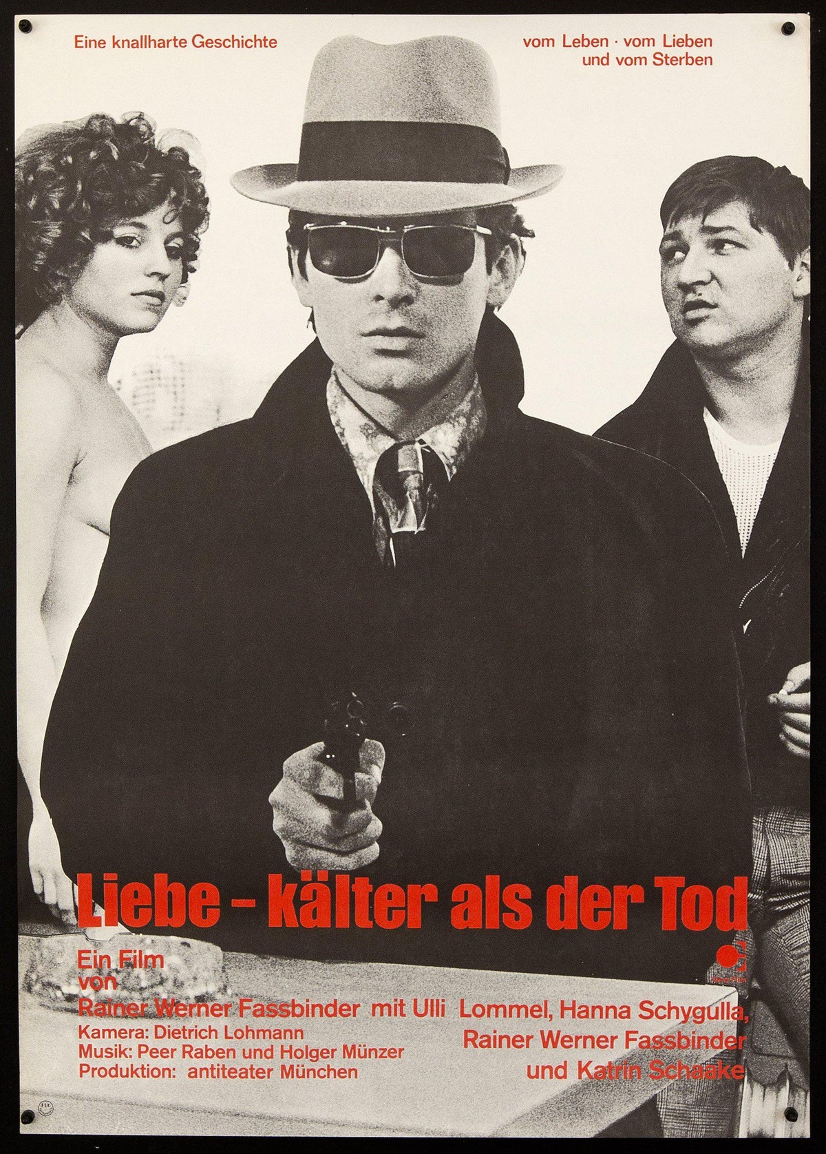 Love Is Colder Than Death German A1 (23x33) Original Vintage Movie Poster