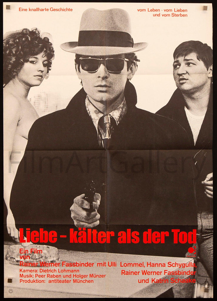 Love Is Colder Than Death Original Vintage Movie Poster