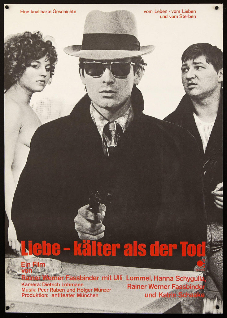 Love Is Colder Than Death Original Vintage Movie Poster