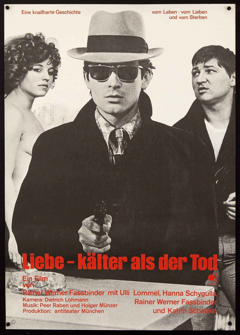 Love Is Colder Than Death Original Vintage Movie Poster