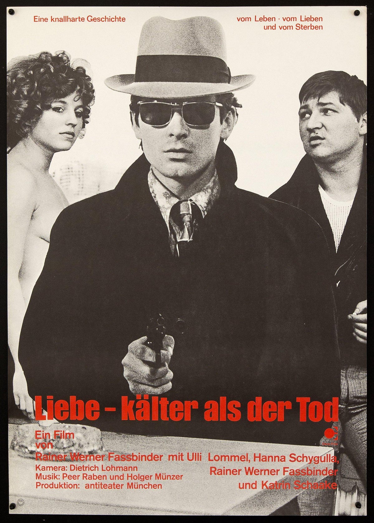 Love Is Colder Than Death Original Vintage Movie Poster