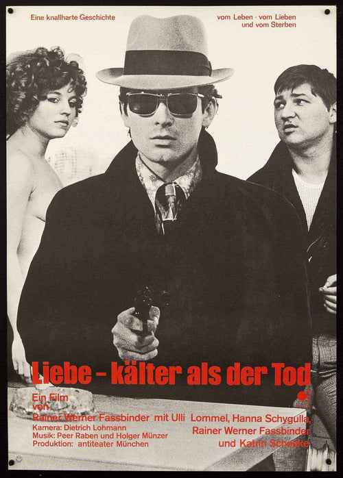 Love Is Colder Than Death Original Vintage Movie Poster