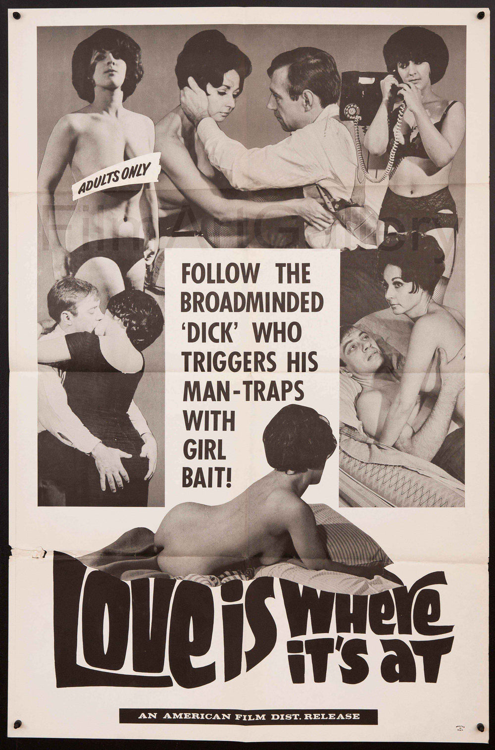 Love Is Where It's At Original Vintage Movie Poster