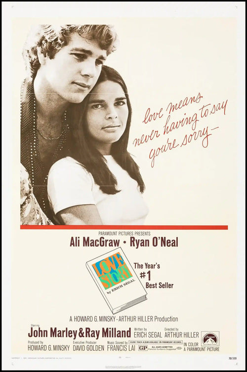 Love Story Original Vintage Movie Poster
