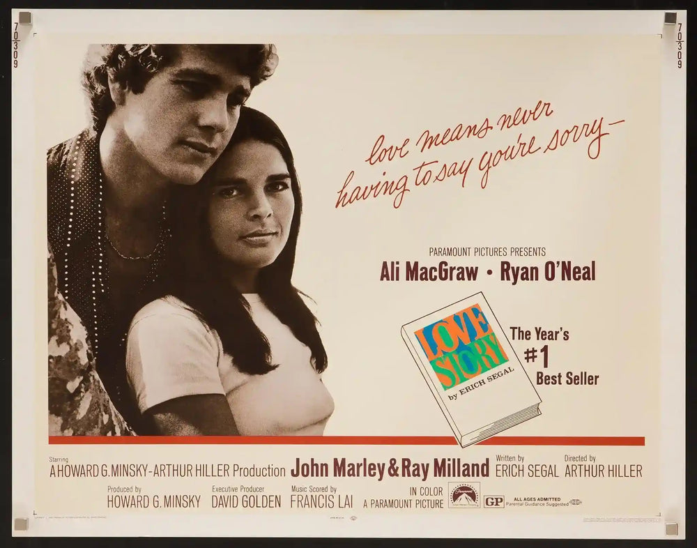 Love Story Original Vintage Movie Poster