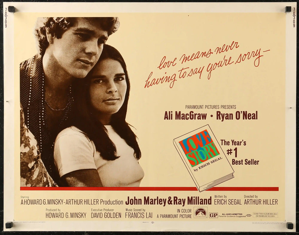 Love Story Original Vintage Movie Poster