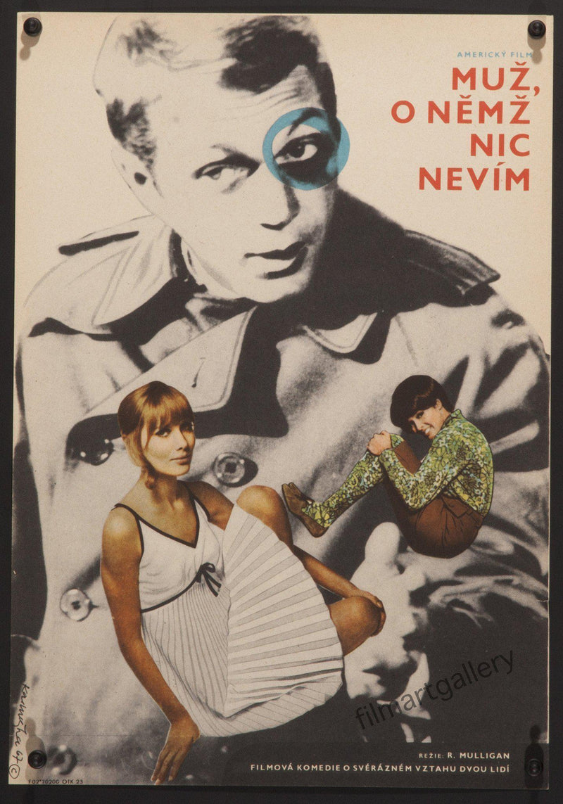 Love With the Proper Stranger Czech mini (11x16) Original Vintage Movie Poster