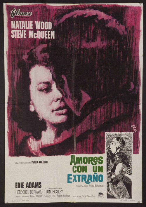 Love With the Proper Stranger Original Vintage Movie Poster