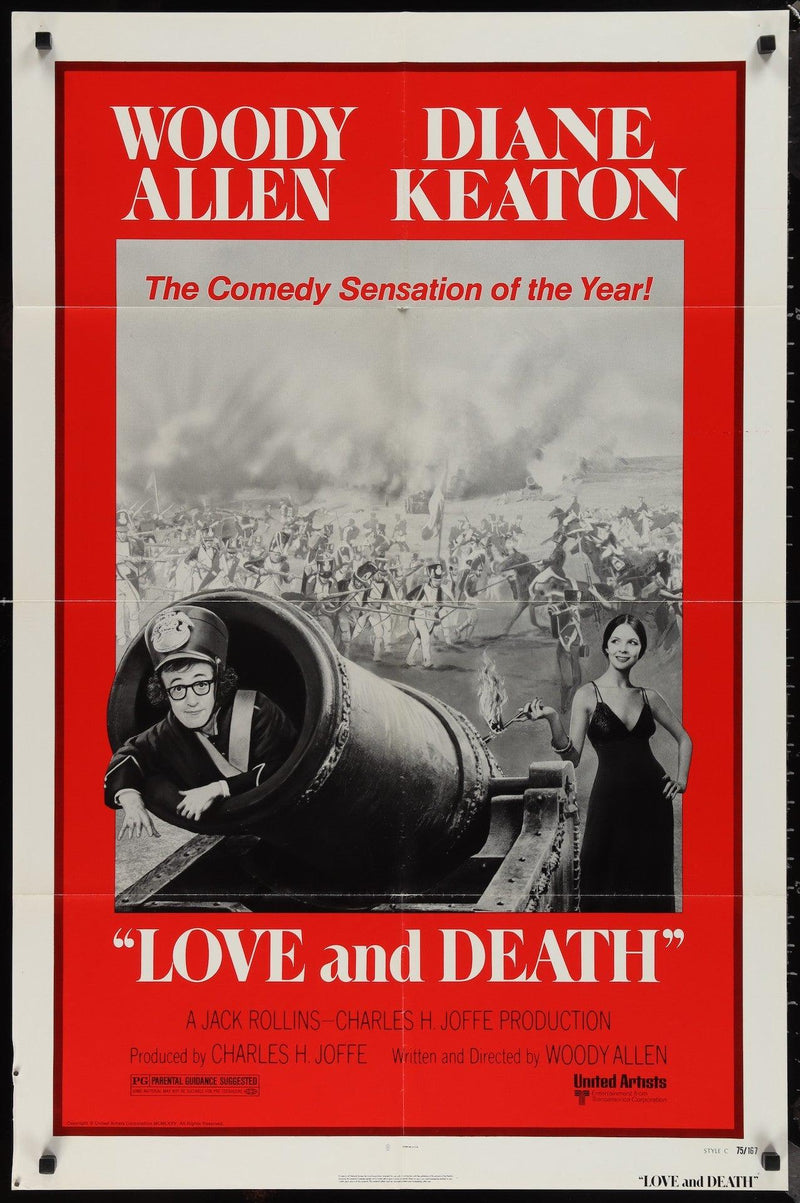 Love and Death 1 Sheet (27x41) Original Vintage Movie Poster