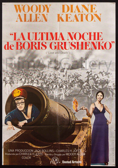 Love and Death Original Vintage Movie Poster