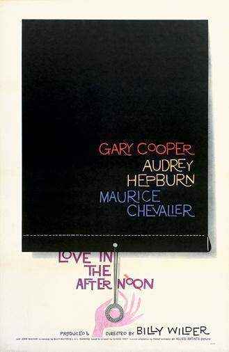 Love in the Afternoon Original Vintage Movie Poster