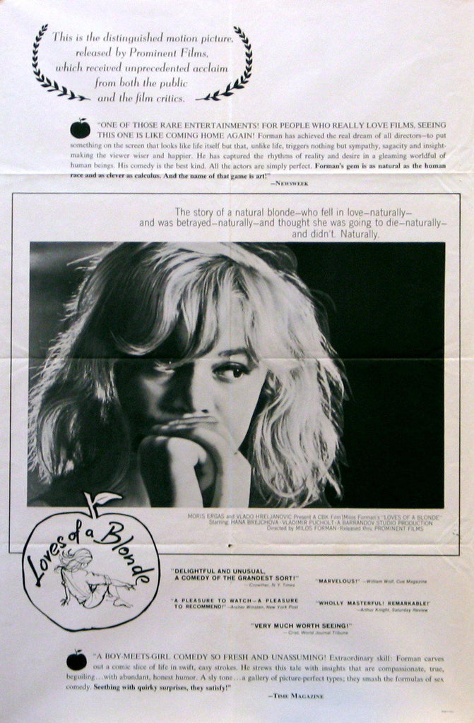 Loves of a Blonde Original Vintage Movie Poster