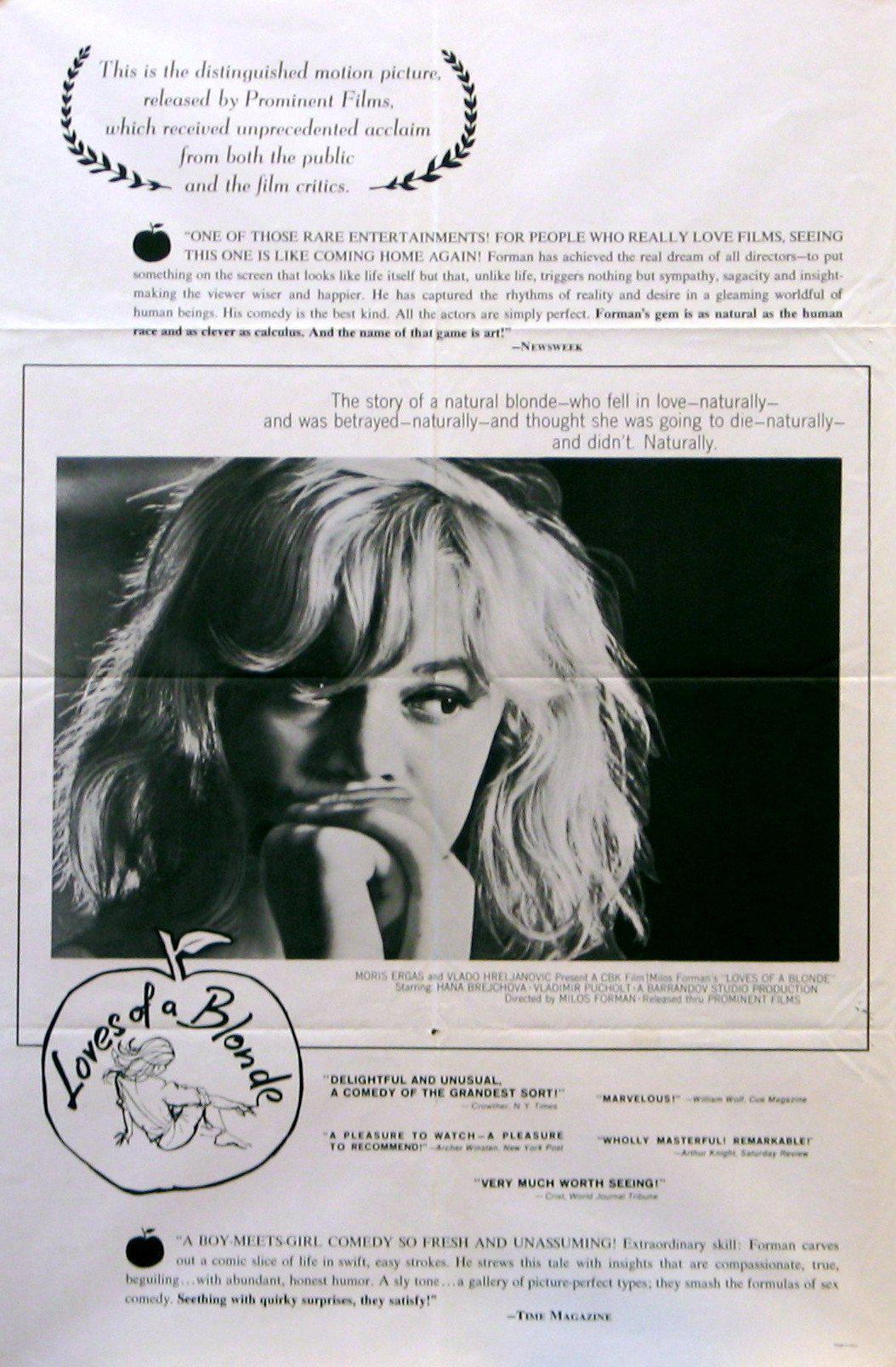 Loves of a Blonde Original Vintage Movie Poster