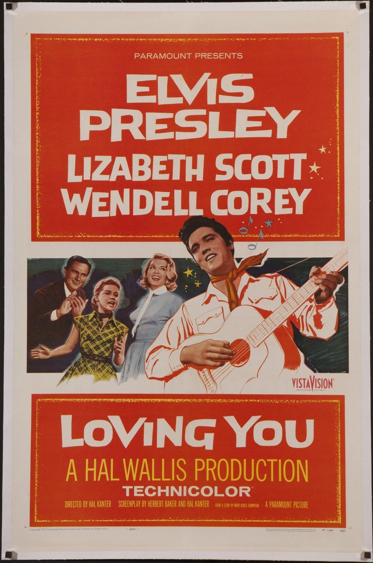 Loving You Original Vintage Movie Poster