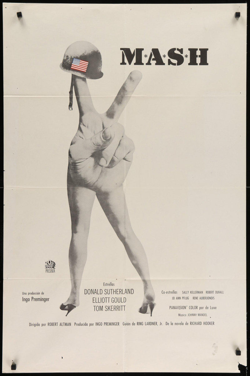 MASH 1 Sheet (27x41) Original Vintage Movie Poster