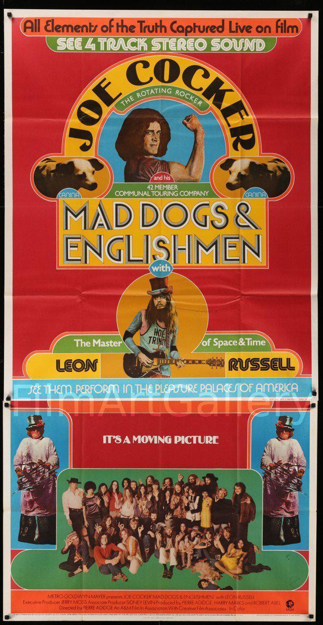 Mad Dogs and Englishmen Original Vintage Movie Poster