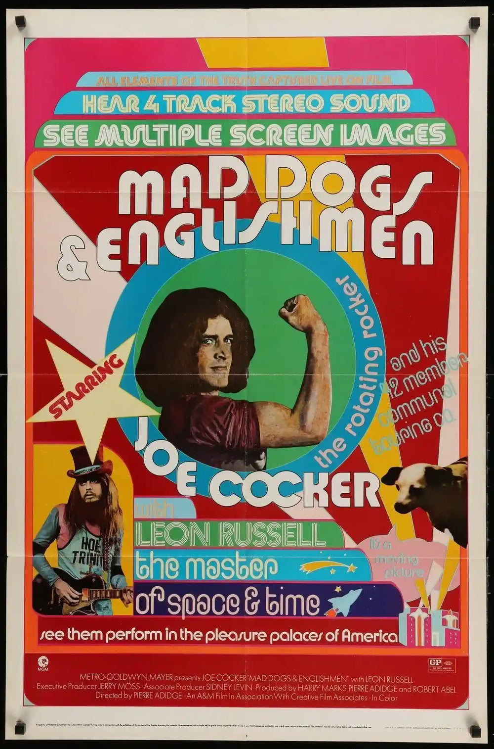 Mad Dogs and Englishmen Original Vintage Movie Poster