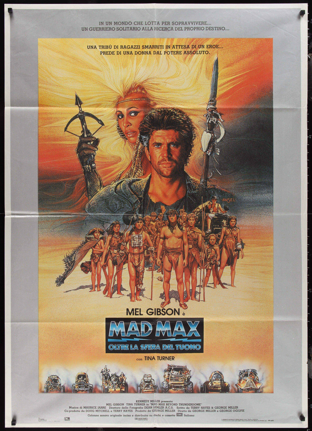 Mad Max Beyond Thunderdome Original Vintage Movie Poster