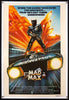 Mad Max Original Vintage Movie Poster