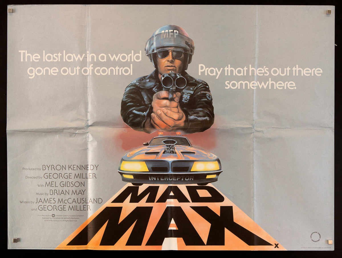 Mad Max Original Vintage Movie Poster
