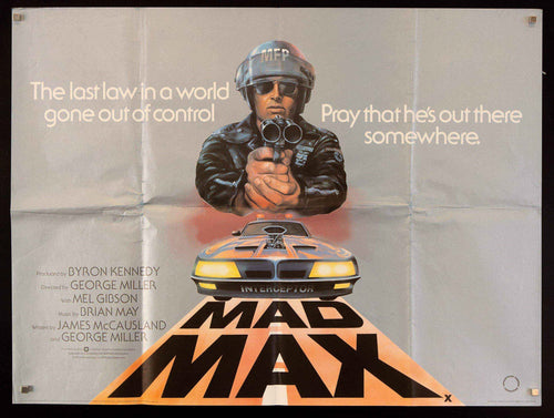 Mad Max Original Vintage Movie Poster