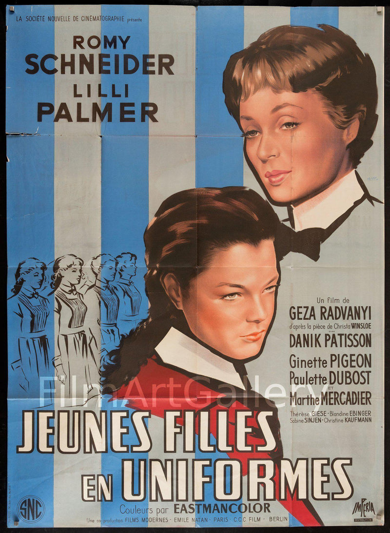 Madchen in Uniform French 1 Panel (47x63) Original Vintage Movie Poster