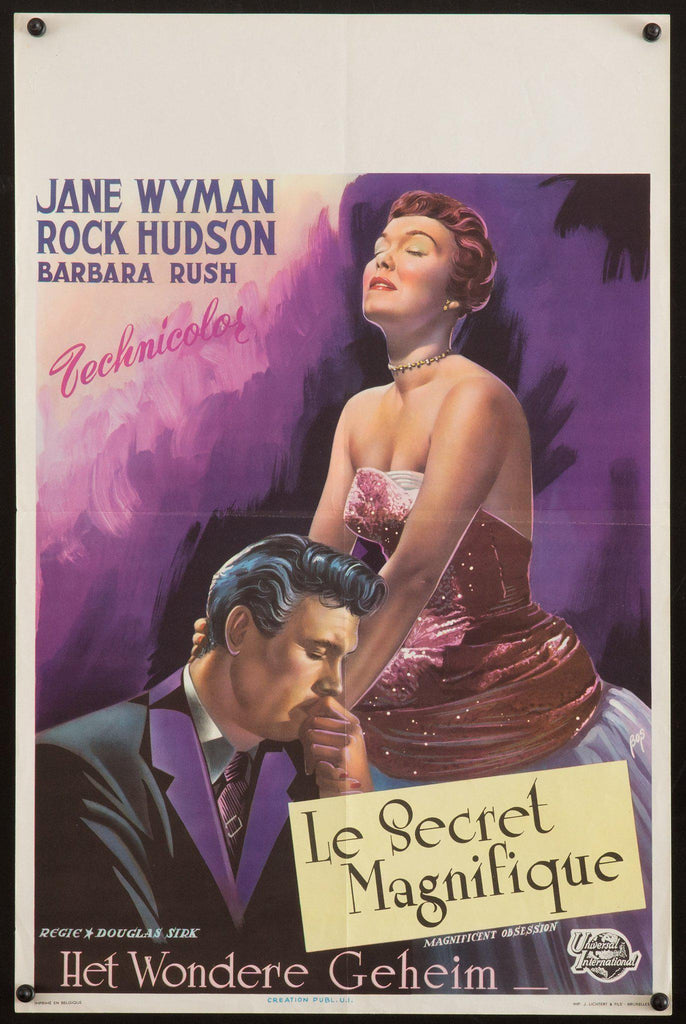 Magnificent Obsession Belgian (14x22) Original Vintage Movie Poster