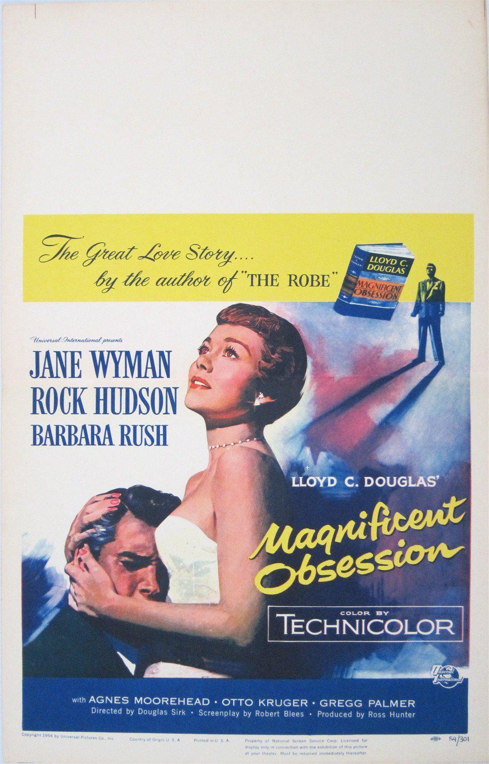 Magnificent Obsession Original Vintage Movie Poster