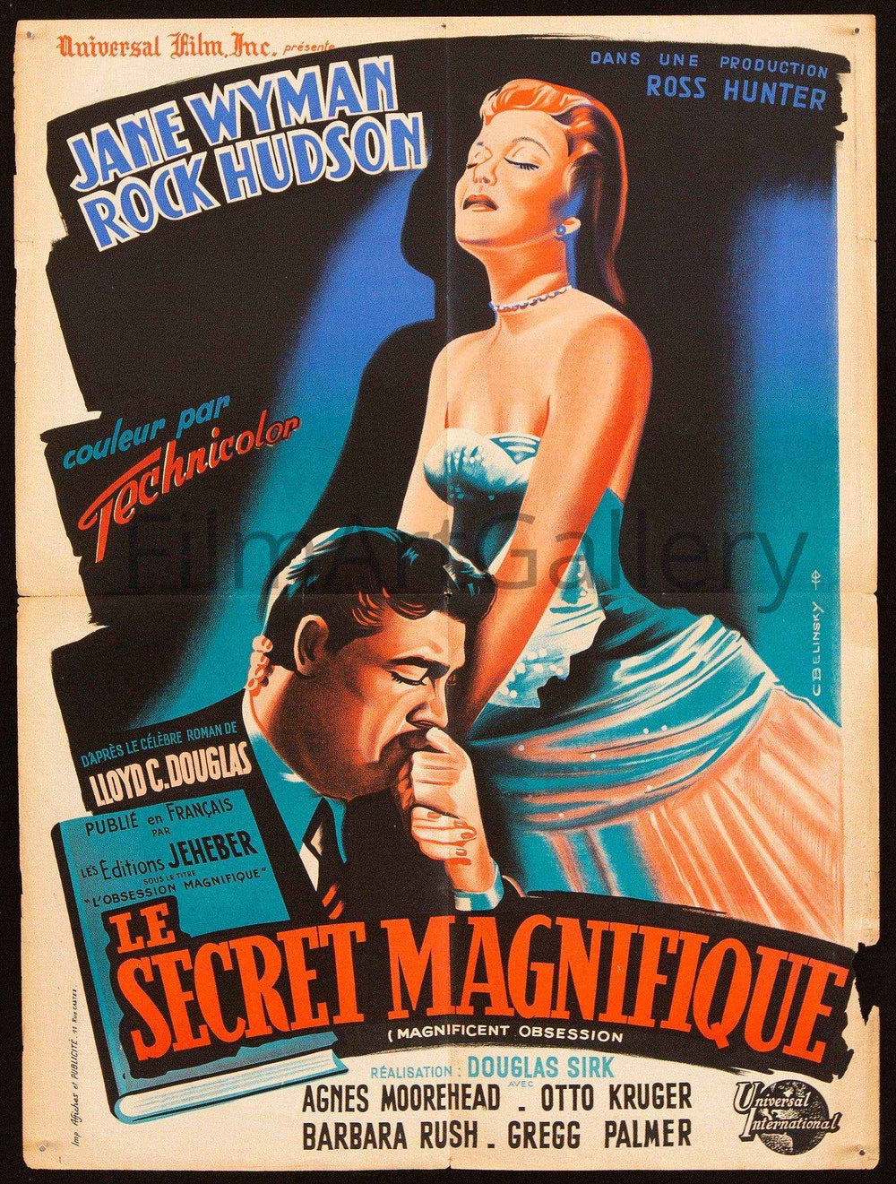 Magnificent Obsession Original Vintage Movie Poster
