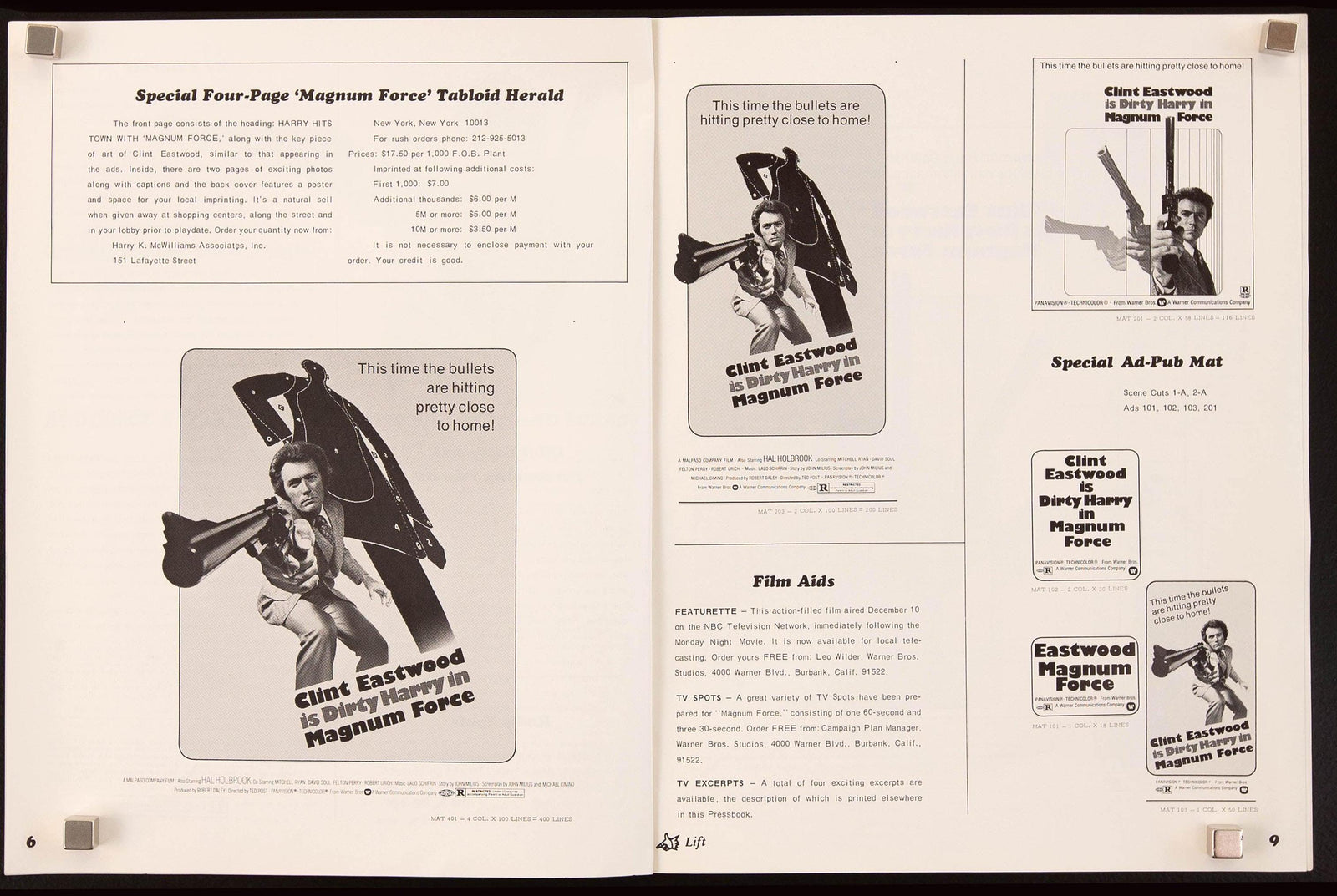 Magnum Force Original Vintage Movie Poster