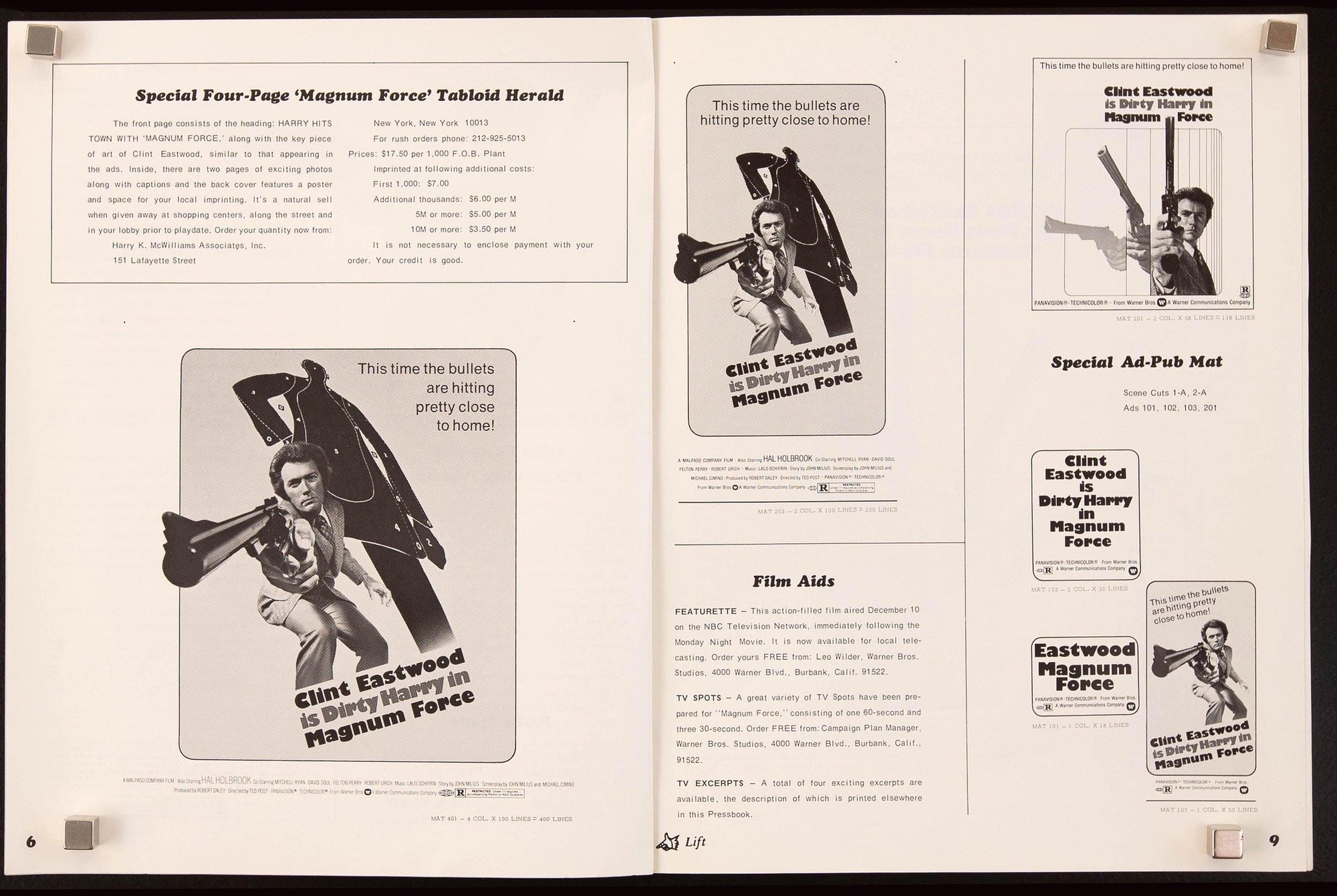 Magnum Force Original Vintage Movie Poster