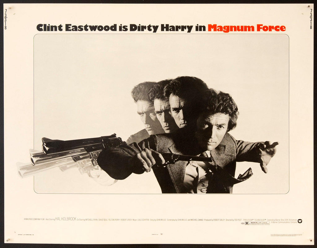 Magnum Force Half Sheet (22x28) Original Vintage Movie Poster