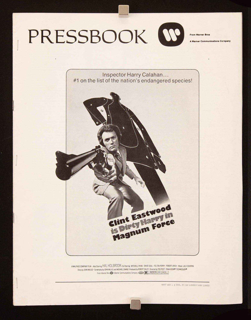 Magnum Force Original Vintage Movie Poster