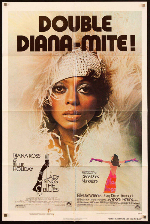 Mahogany / Lady Sings the Blues Original Vintage Movie Poster