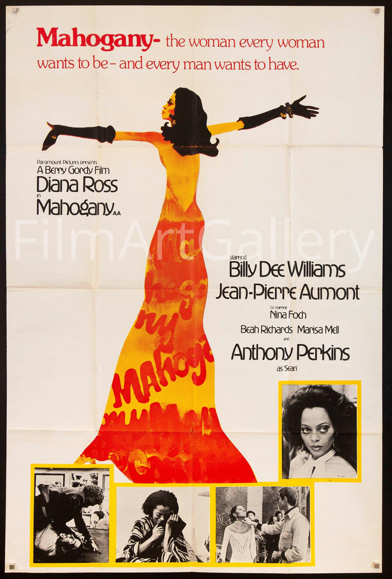 Mahogany 40x60 Original Vintage Movie Poster