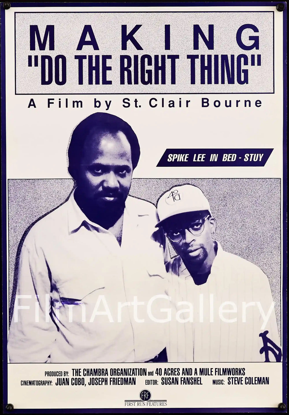 Making Do The Right Thing Original Vintage Movie Poster