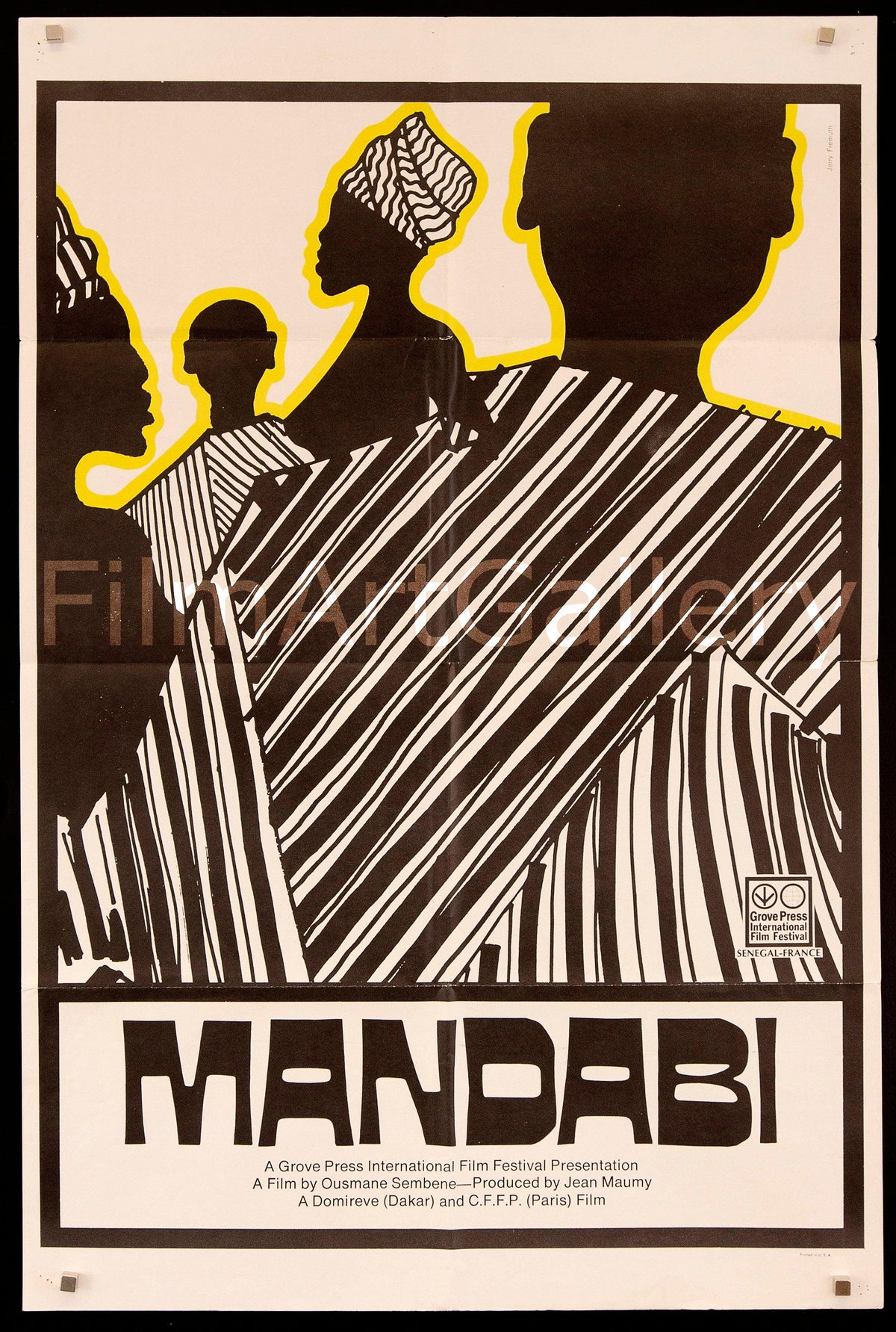 Mandabi Original Vintage Movie Poster