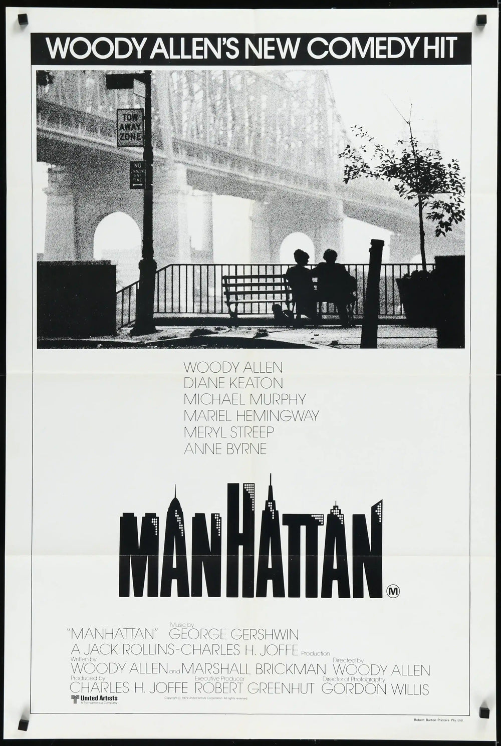 Manhattan Original Vintage Movie Poster