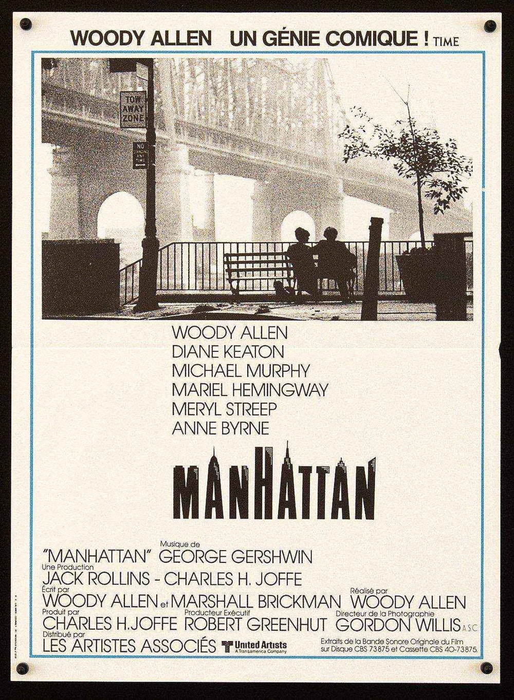 Manhattan Original Vintage Movie Poster