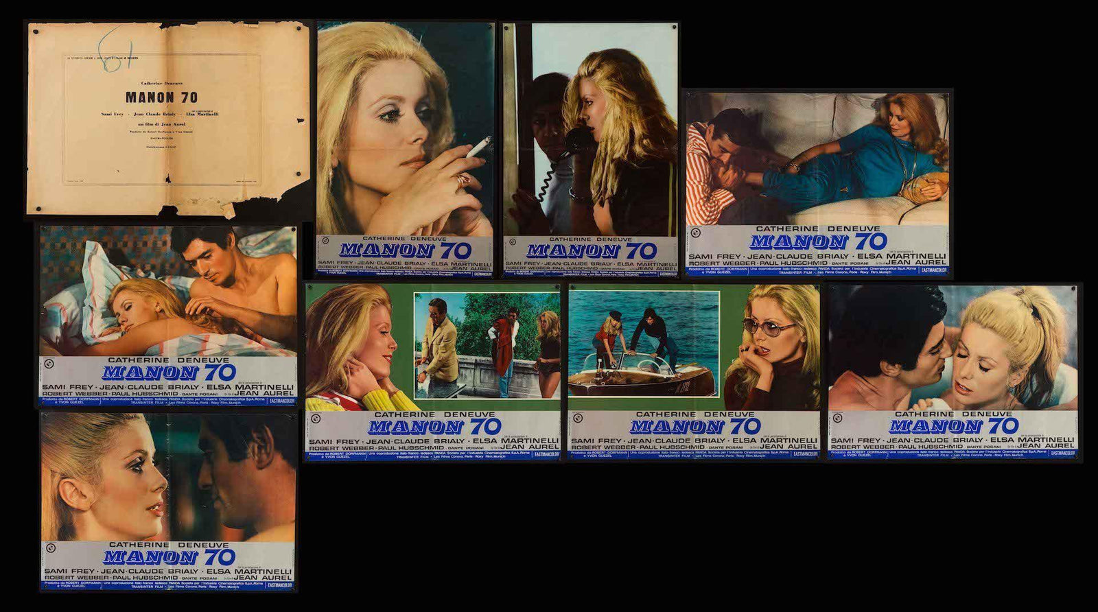 Manon 70 Original Vintage Movie Poster