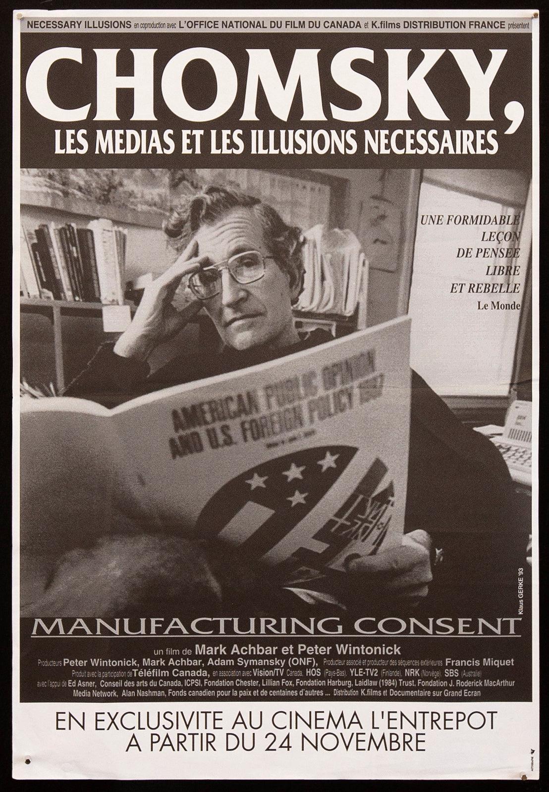 Manufacturing Consent French mini (16x23) Original Vintage Movie Poster