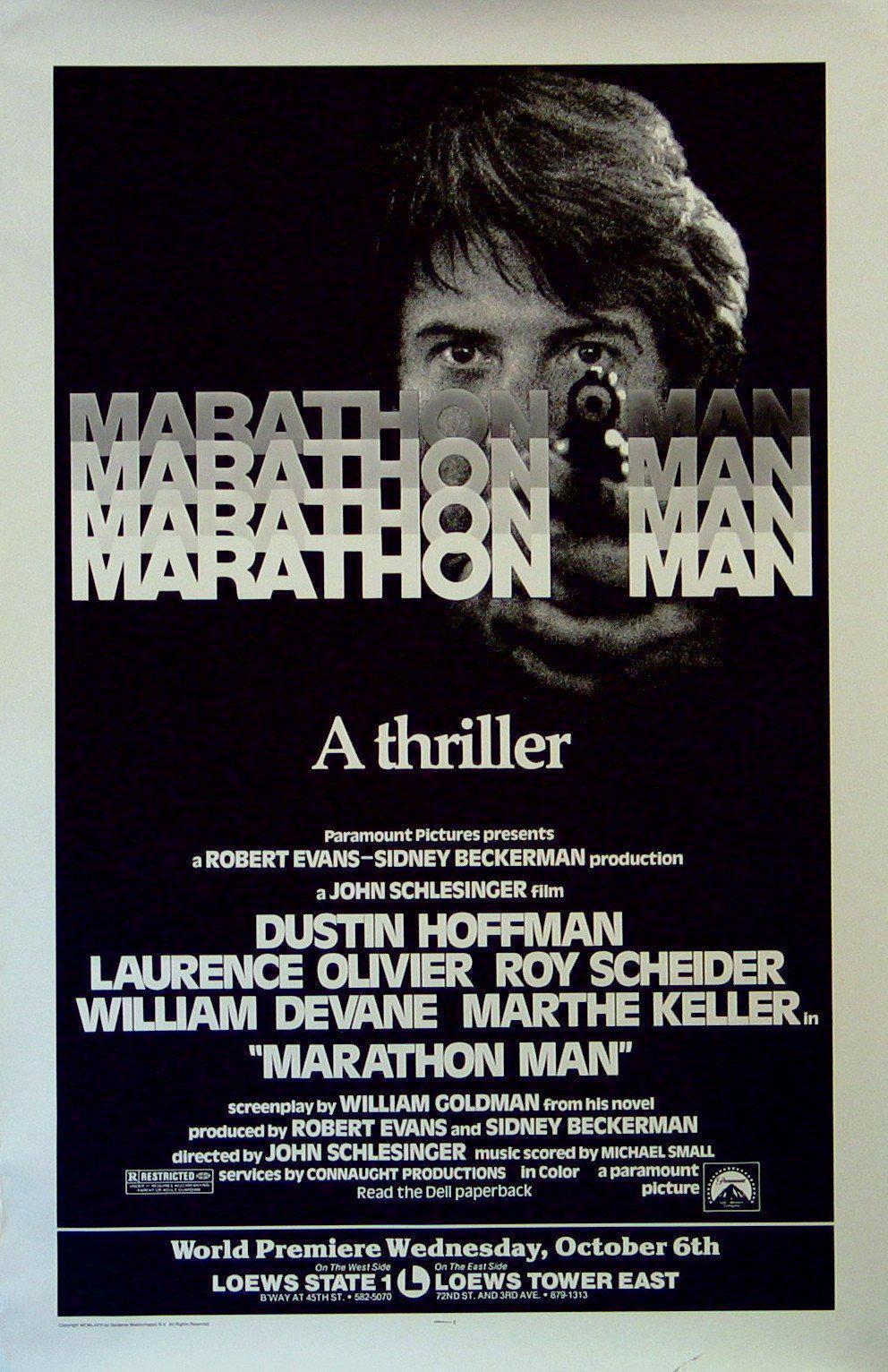 Marathon Man Original Vintage Movie Poster