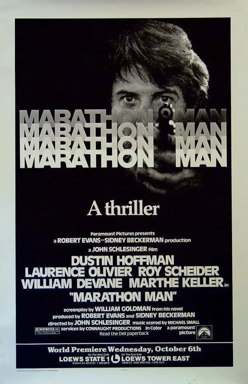 Marathon Man Original Vintage Movie Poster