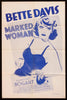 Marked Woman Original Vintage Movie Poster