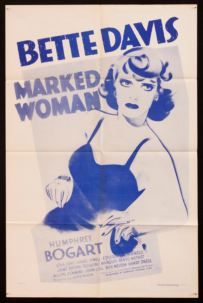 Marked Woman Original Vintage Movie Poster