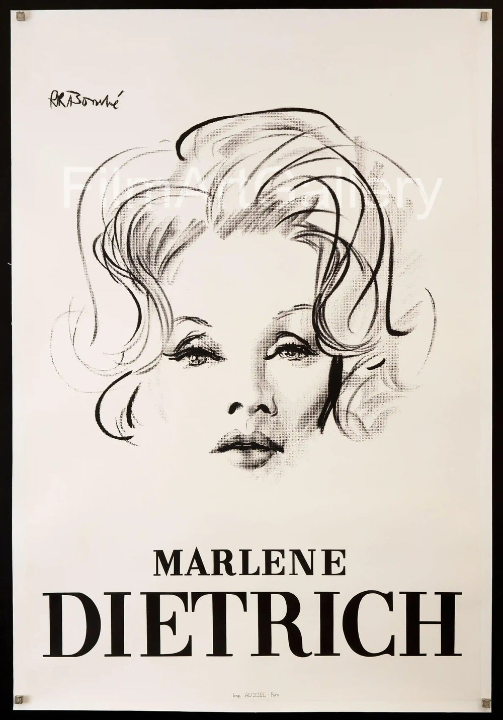 Marlene Dietrich Original Vintage Movie Poster