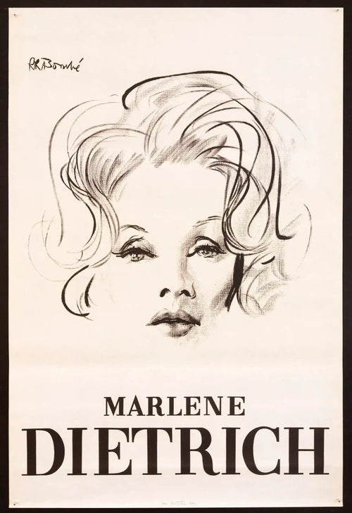 Marlene Dietrich Original Vintage Movie Poster